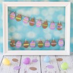 DIY Cardstock Easter Egg Decor