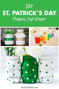 St. Patrick's Day Mason Jar Decor