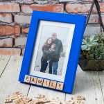 DIY Scrabble Tile Picture Frame | https://www.roseclearfield.com