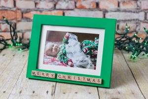 DIY Scrabble Tile Picture Frame | https://www.roseclearfield.com