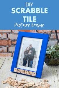 DIY Scrabble Tile Picture Frame