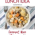 Quick Healthy Lunch Recipe: Coconut Rice with Vegetables and Sausage