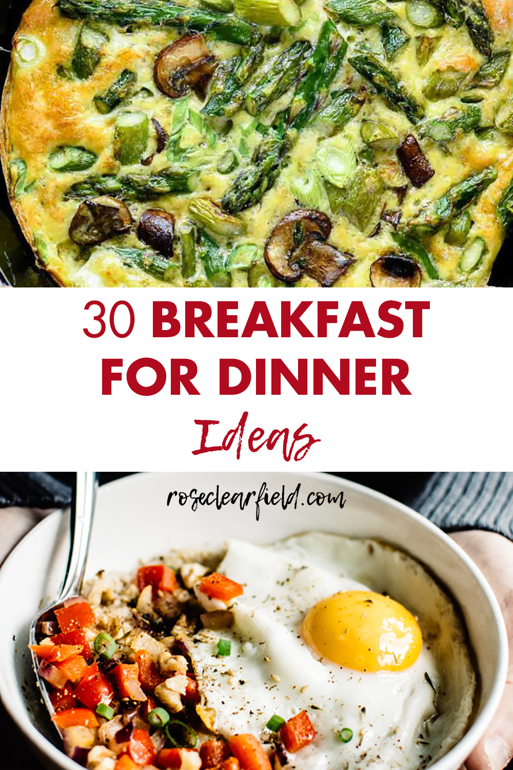 30 Breakfast For Dinner Ideas • Rose Clearfield