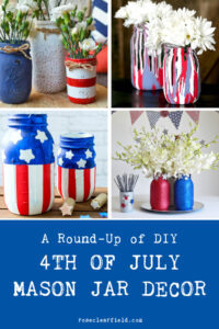 A Round-Up of DIY 4th of July Mason Jar Decor