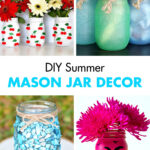 DIY Summer Mason Jar Decor