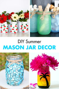 DIY Summer Mason Jar Decor