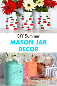 DIY Summer Mason Jar Decor