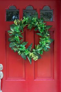 DIY Faux Greenery Wreath