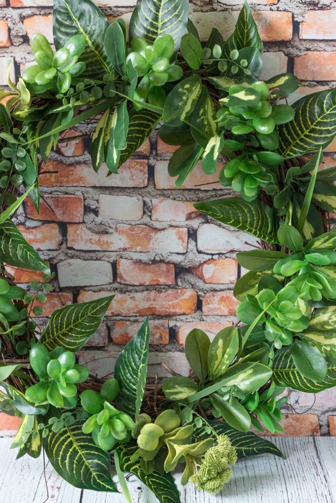 DIY Faux Greenery Wreath • Rose Clearfield