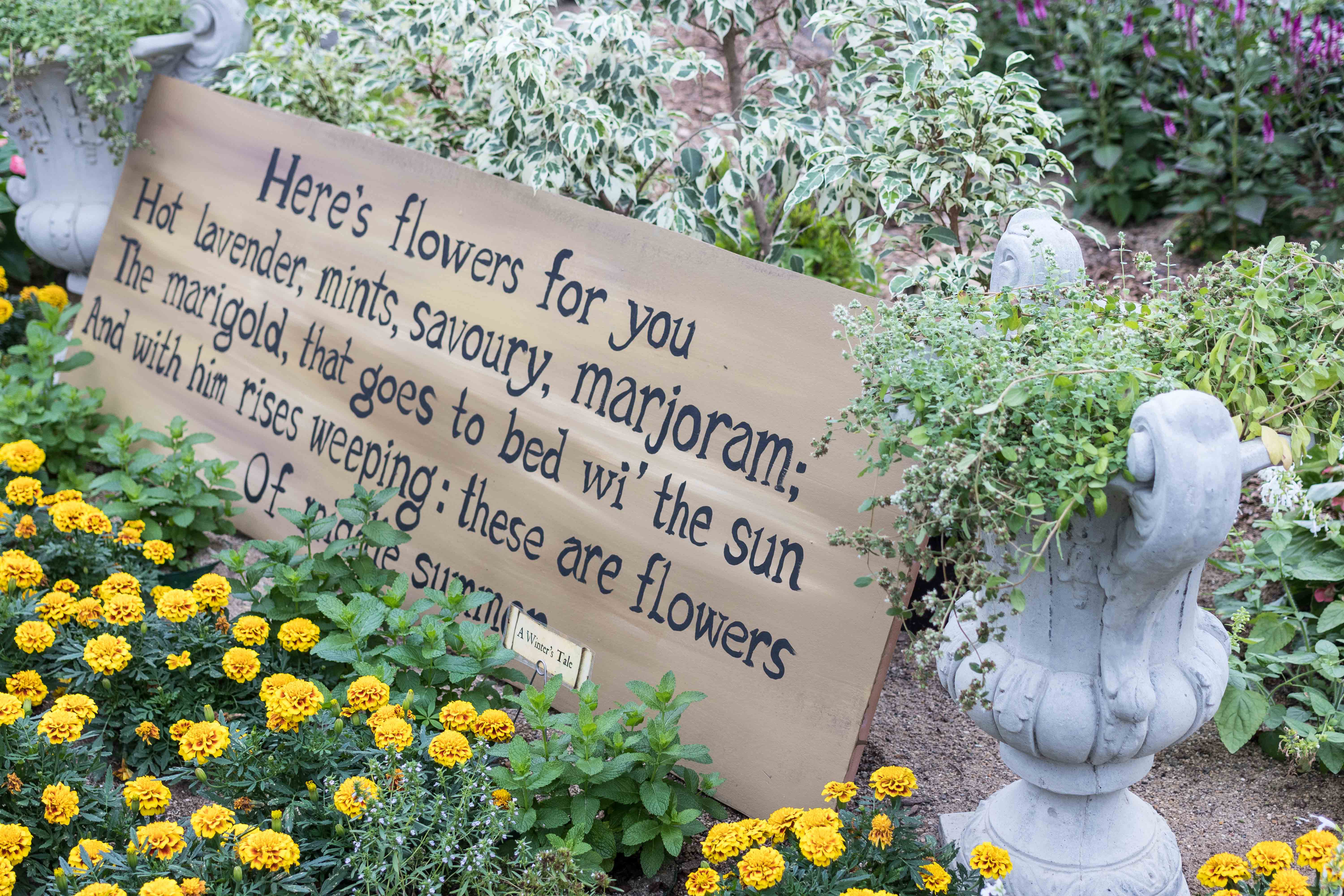 Shakespeare To Bee or Not To Bee Summer Floral Show at the Domes | https://www.roseclearfield.com