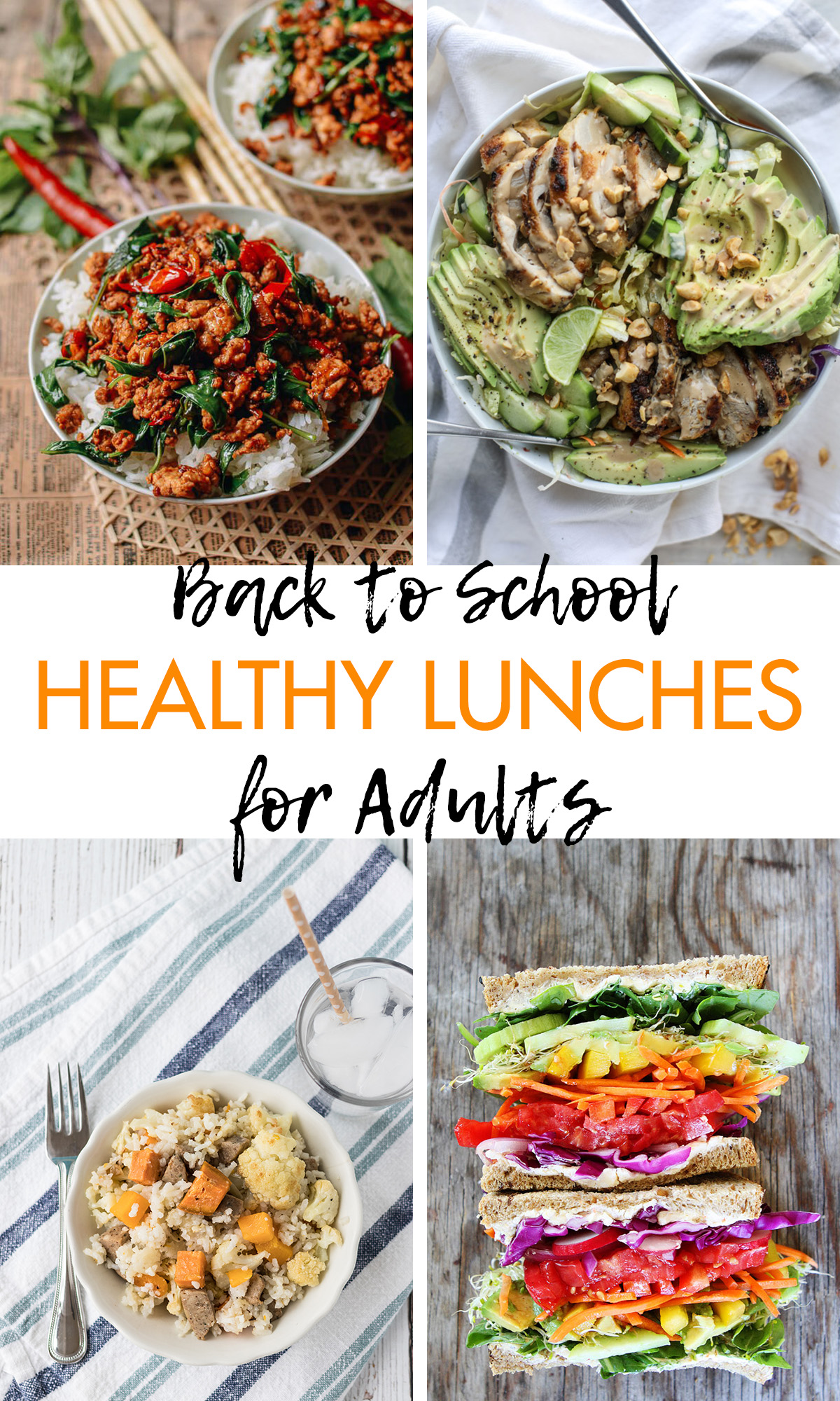 Back to School Healthy Lunches for Adults