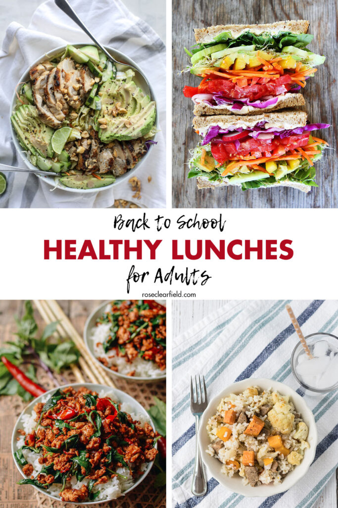 Back to School Healthy Lunches for Adults