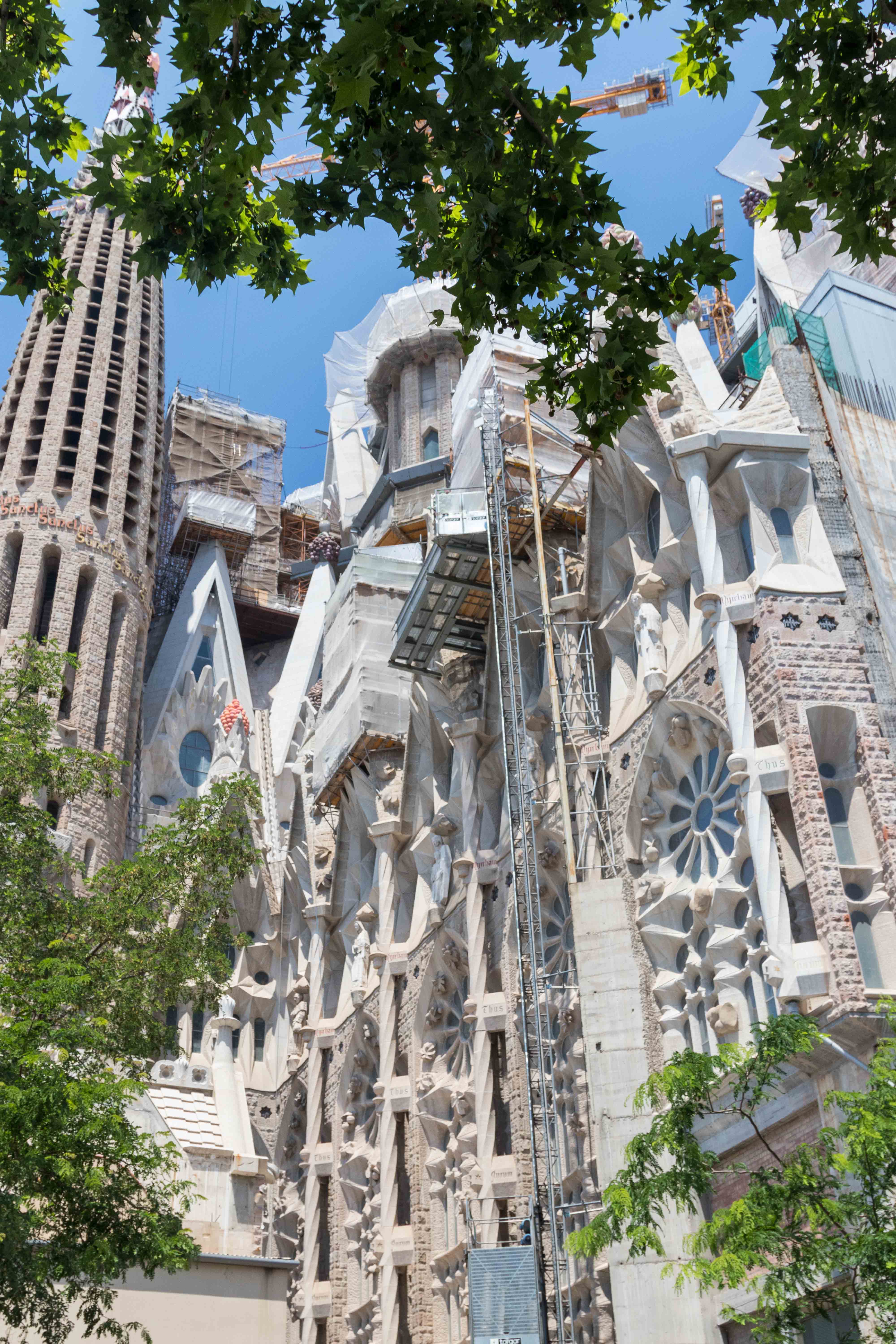 Barcelona Sagrada Familia Exterior | https://www.roseclearfield.com