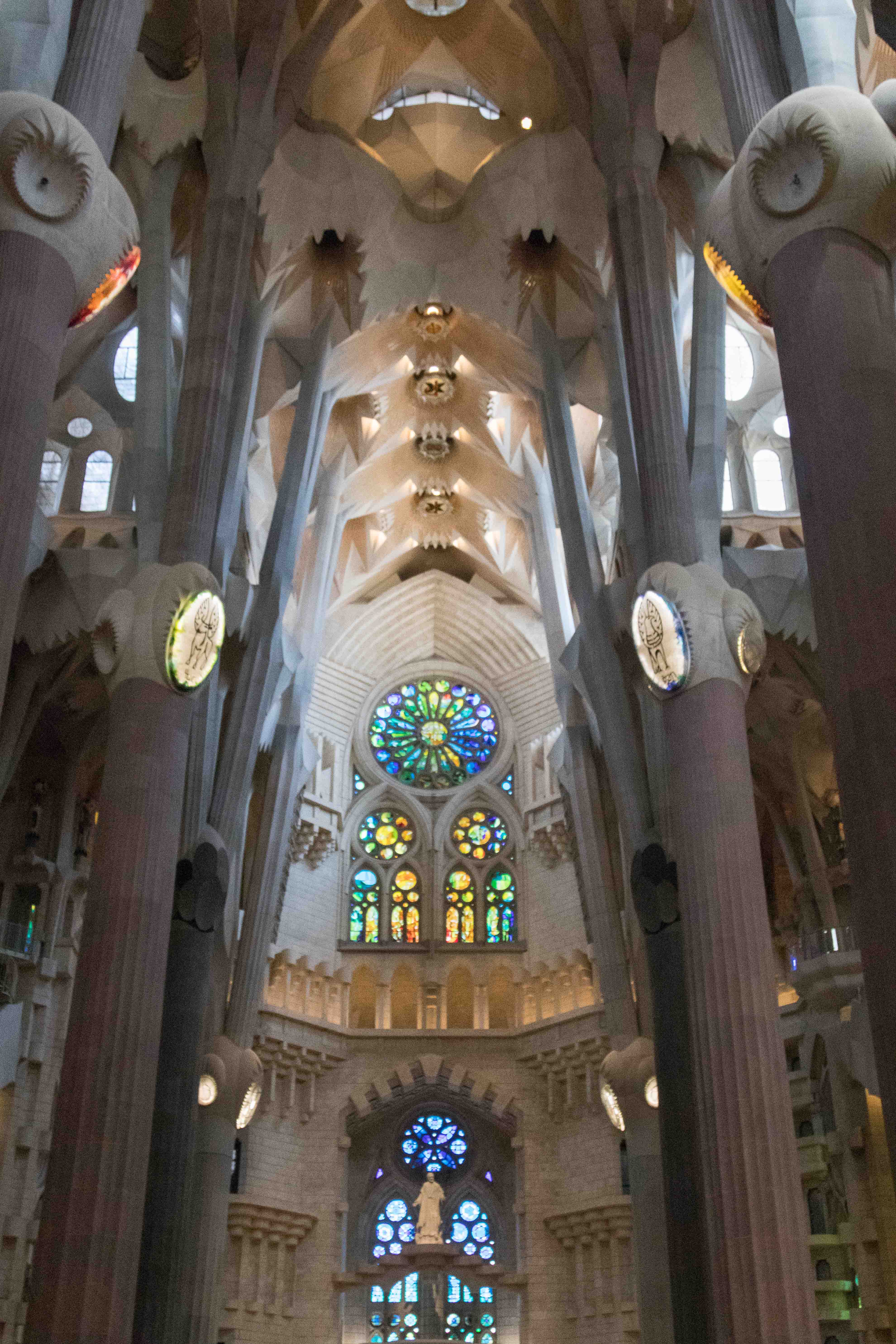 Barcelona Sagrada Familia Interior | https://www.roseclearfield.com