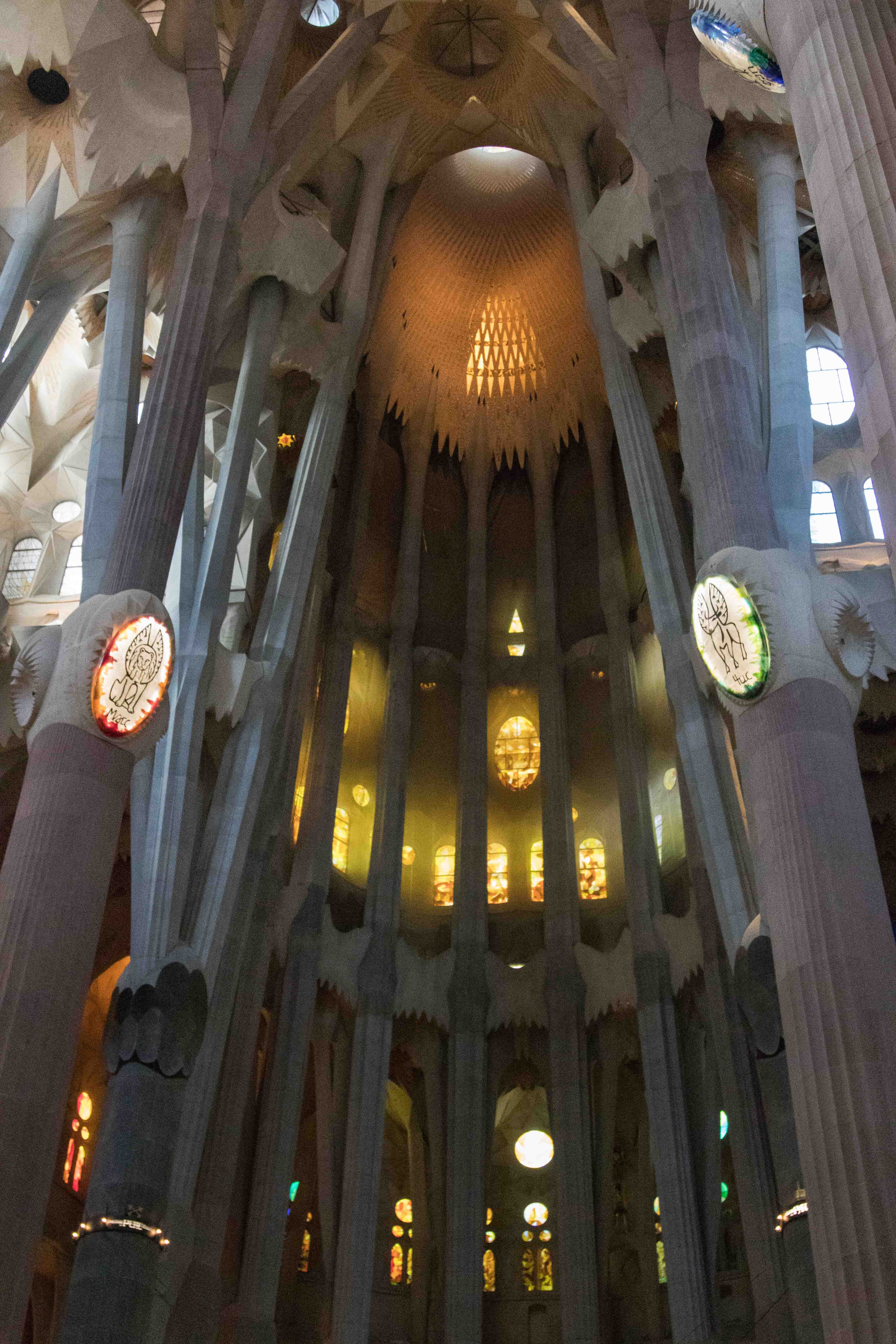 Barcelona Sagrada Familia Interior | https://www.roseclearfield.com