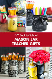 DIY Back to School Mason Jar Teacher Gifts