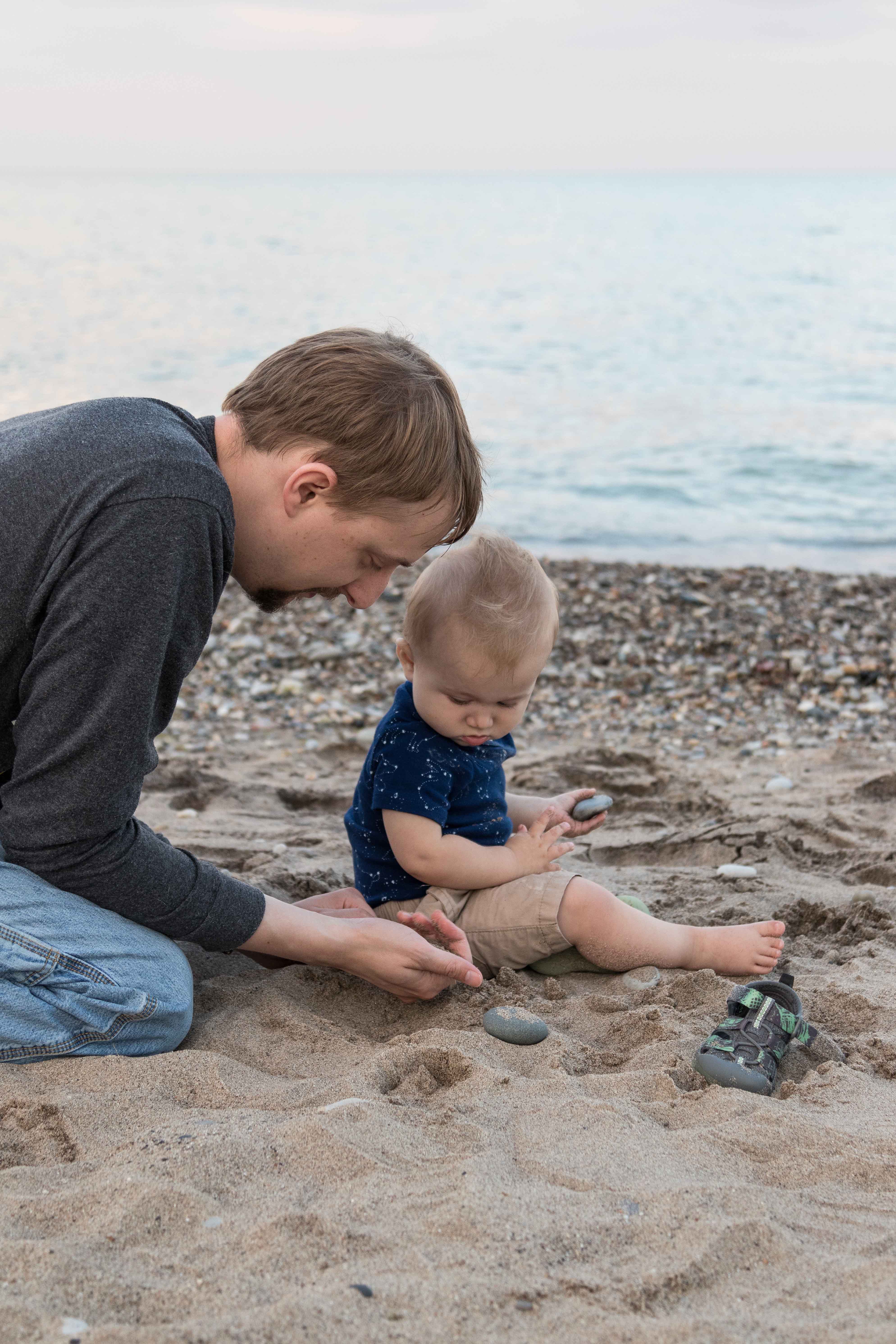 Jake and Tommy at the Beach July 2018 | https://www.roseclearfield.com