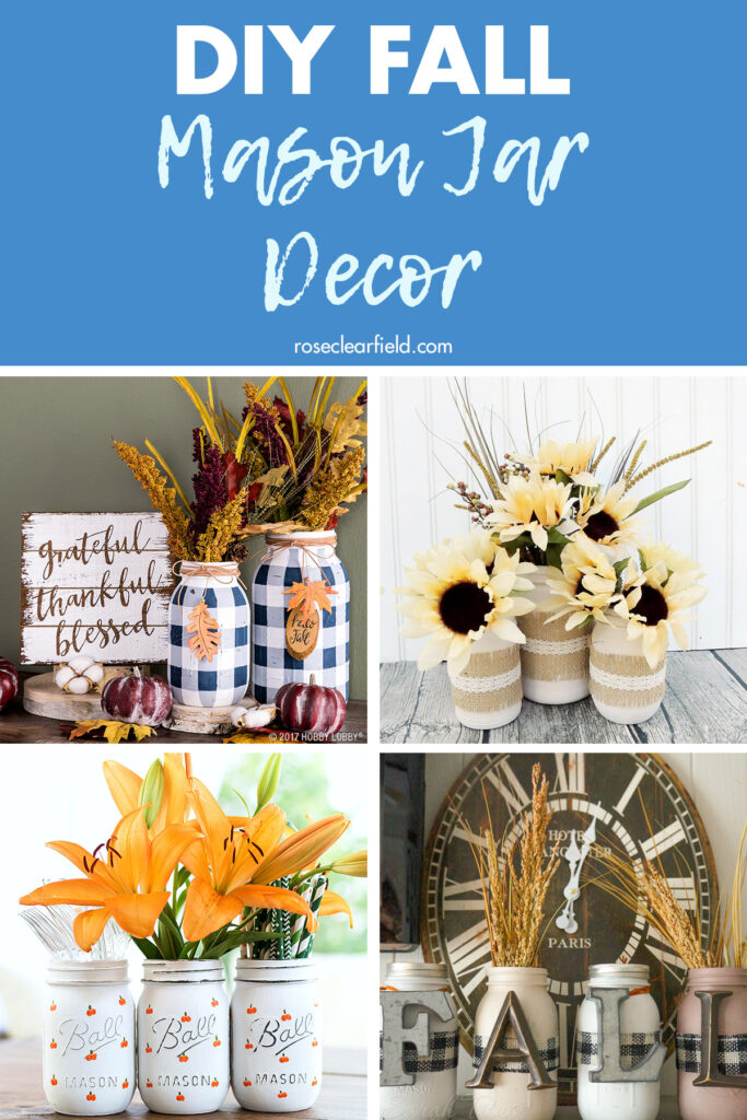 DIY Fall Mason Jar Decor