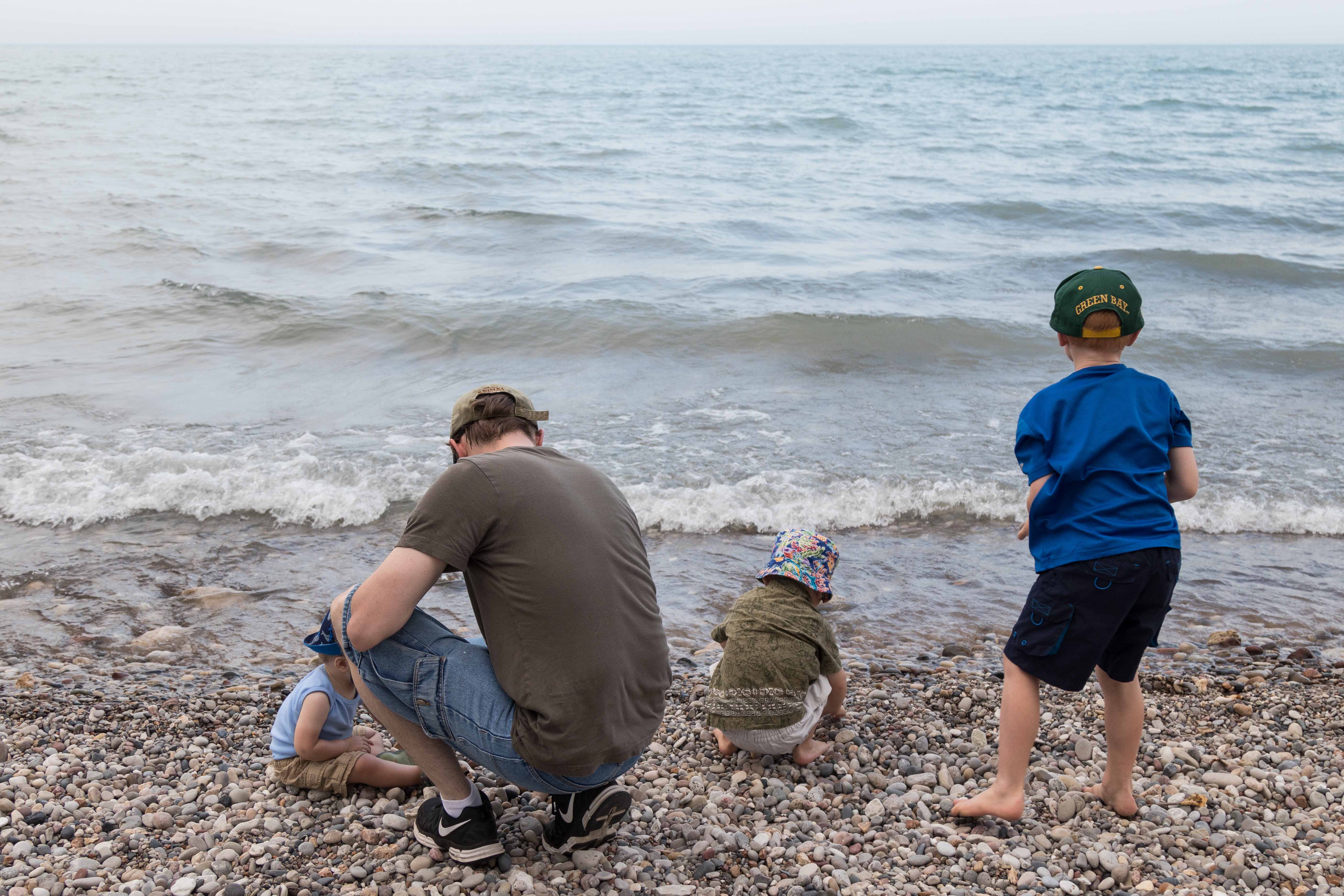 Boys on the Beach August 2018 | https://www.roseclearfield.com