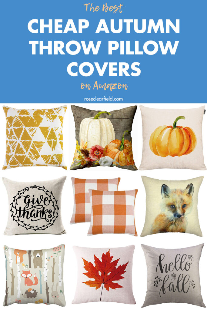 The Best Cheap Autumn Throw Pillow Covers on Amazon