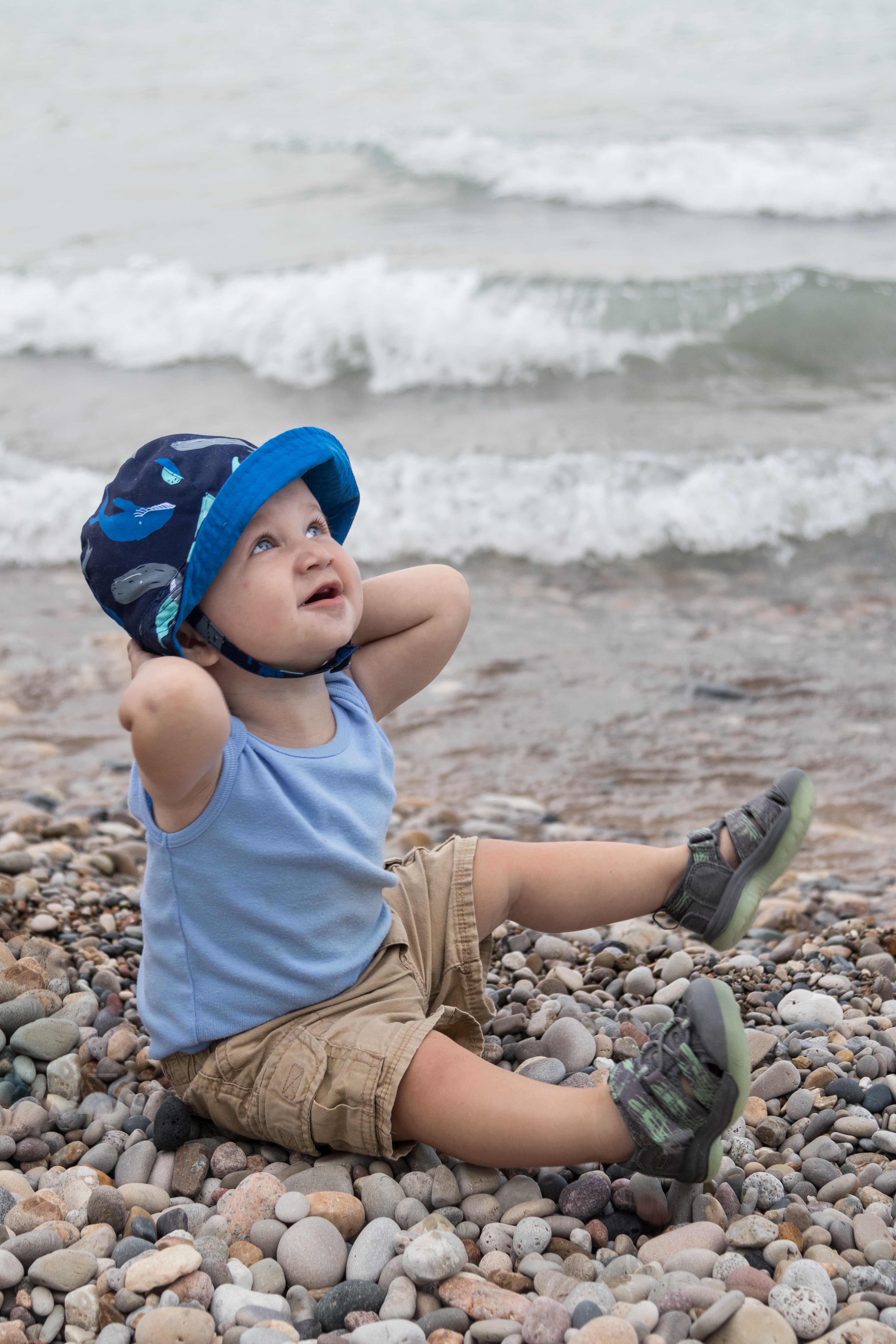 Tommy on the Beach August 2018 | https://www.roseclearfield.com