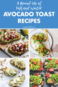 A Round Up of Fall and Winter Avocado Toast Recipes