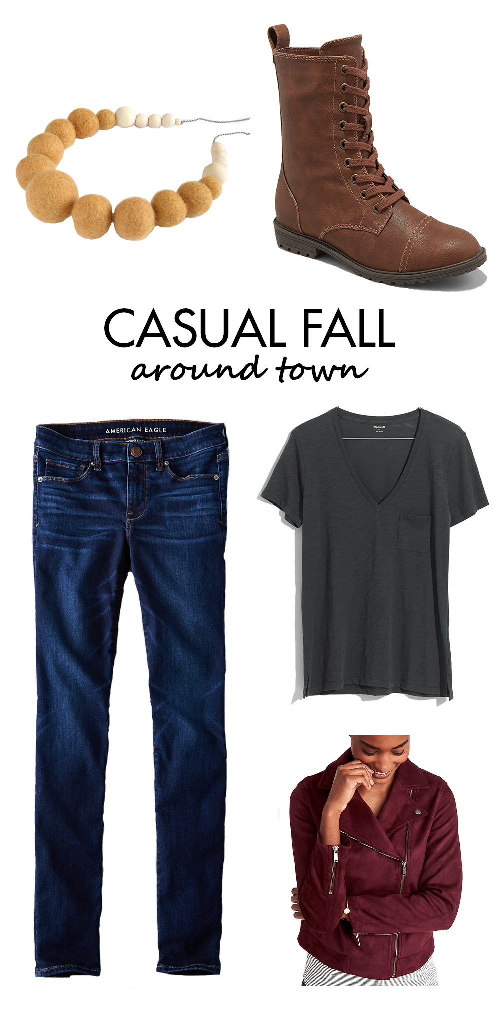 Casual Fall Outfits Inspiration - Around Town | https://www.roseclearfield.com