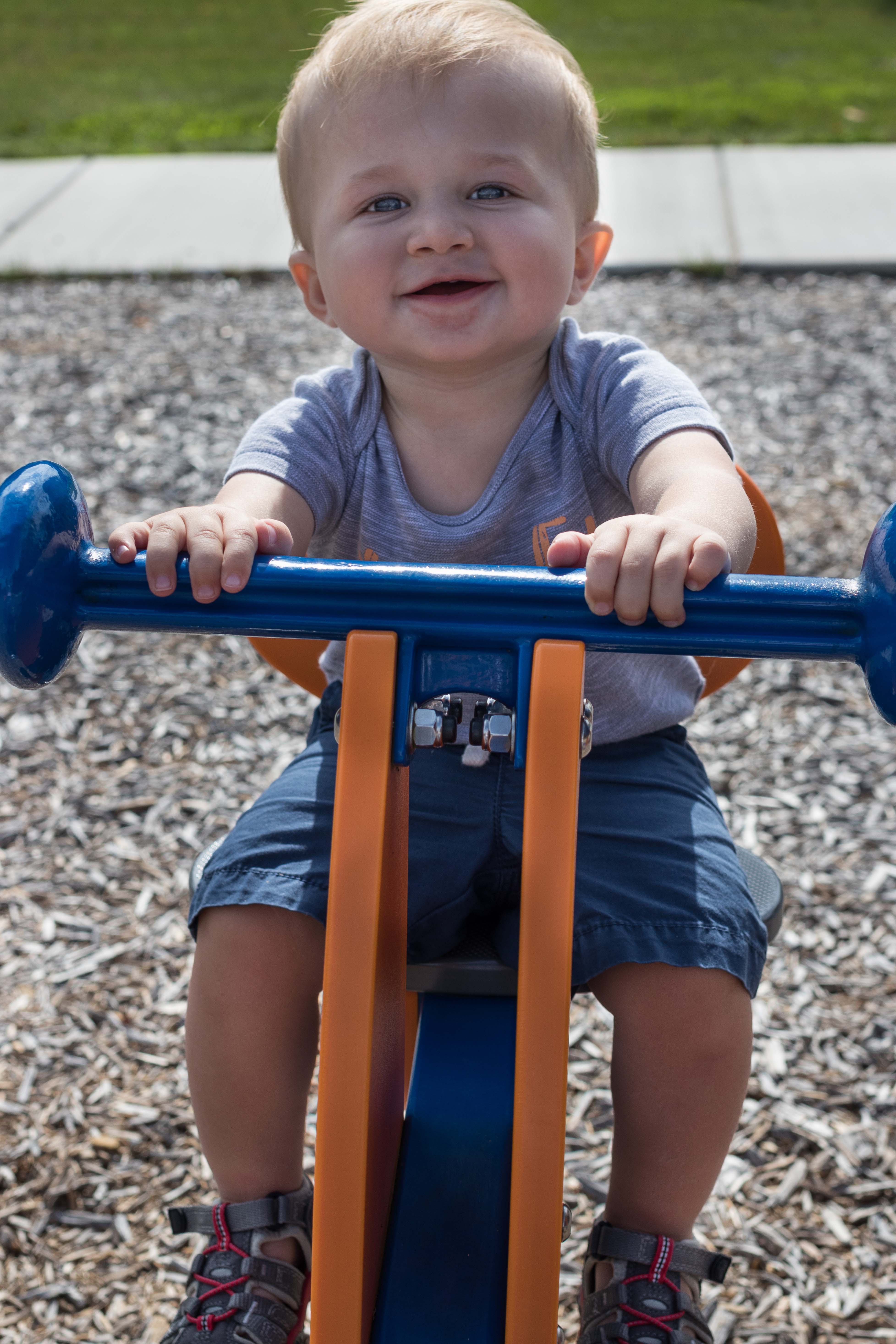 Tommy at the Playground Early October 2018 | https://www.roseclearfield.com