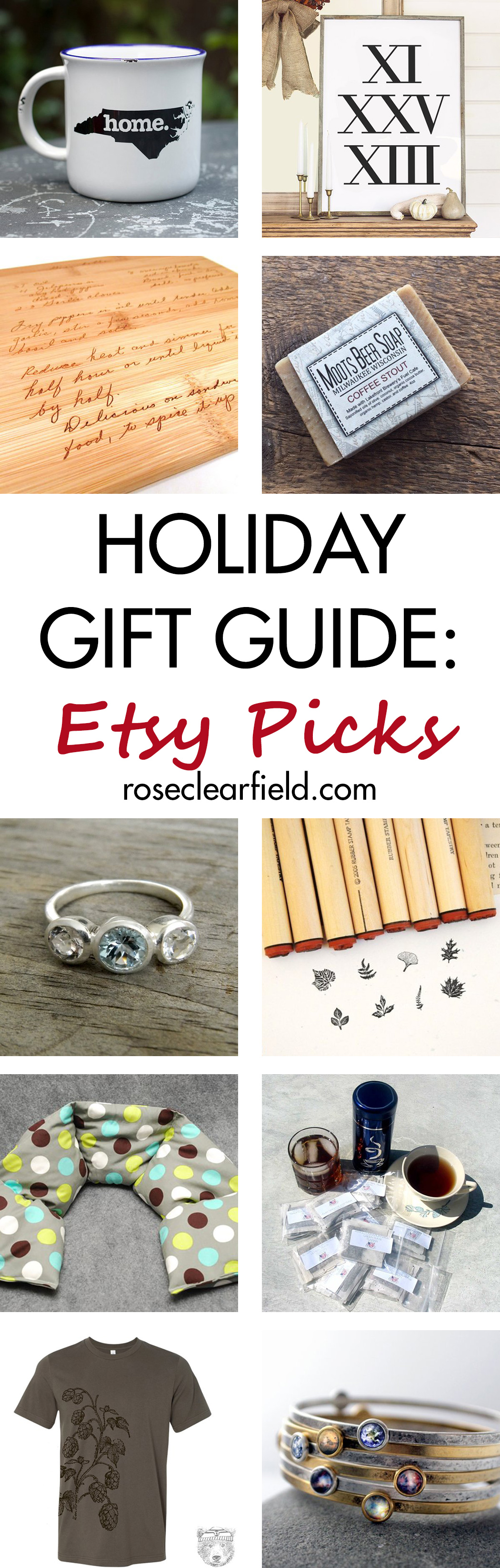 Holiday Gift Guide: Etsy Picks | https://www.roseclearfield.com