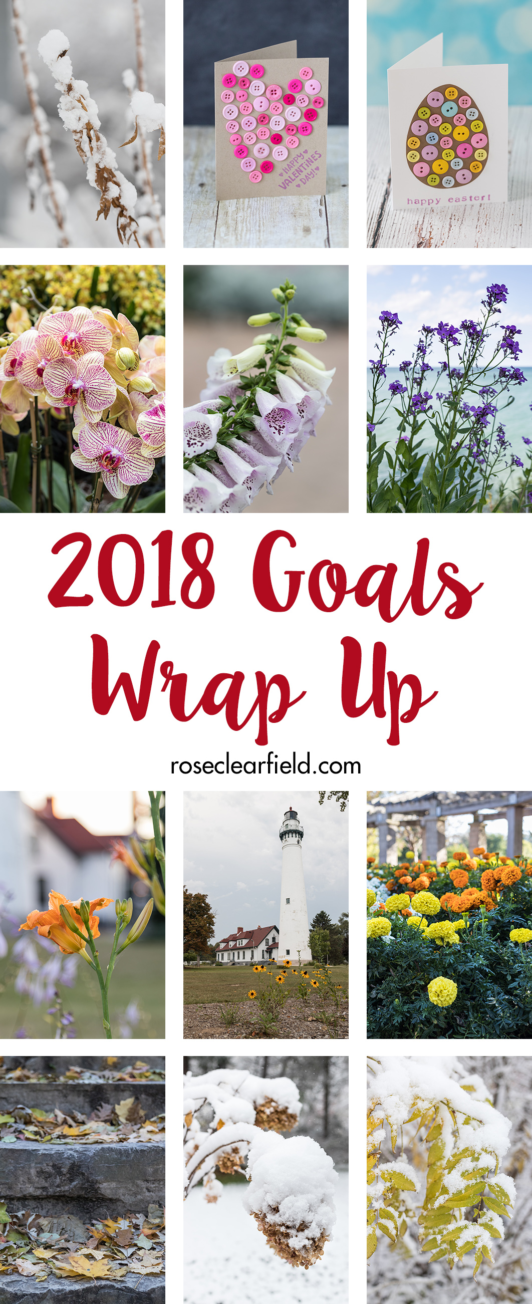 2018 Goals Wrap Up | https://www.roseclearfield.com