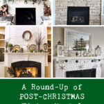 A Round-Up of Post-Christmas Winter Mantel Decor Inspiration