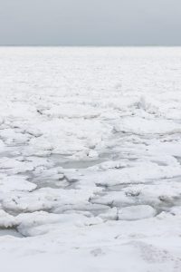 Iced Beach, Lake Michigan, Southeast WI | https://www.roseclearfield.com