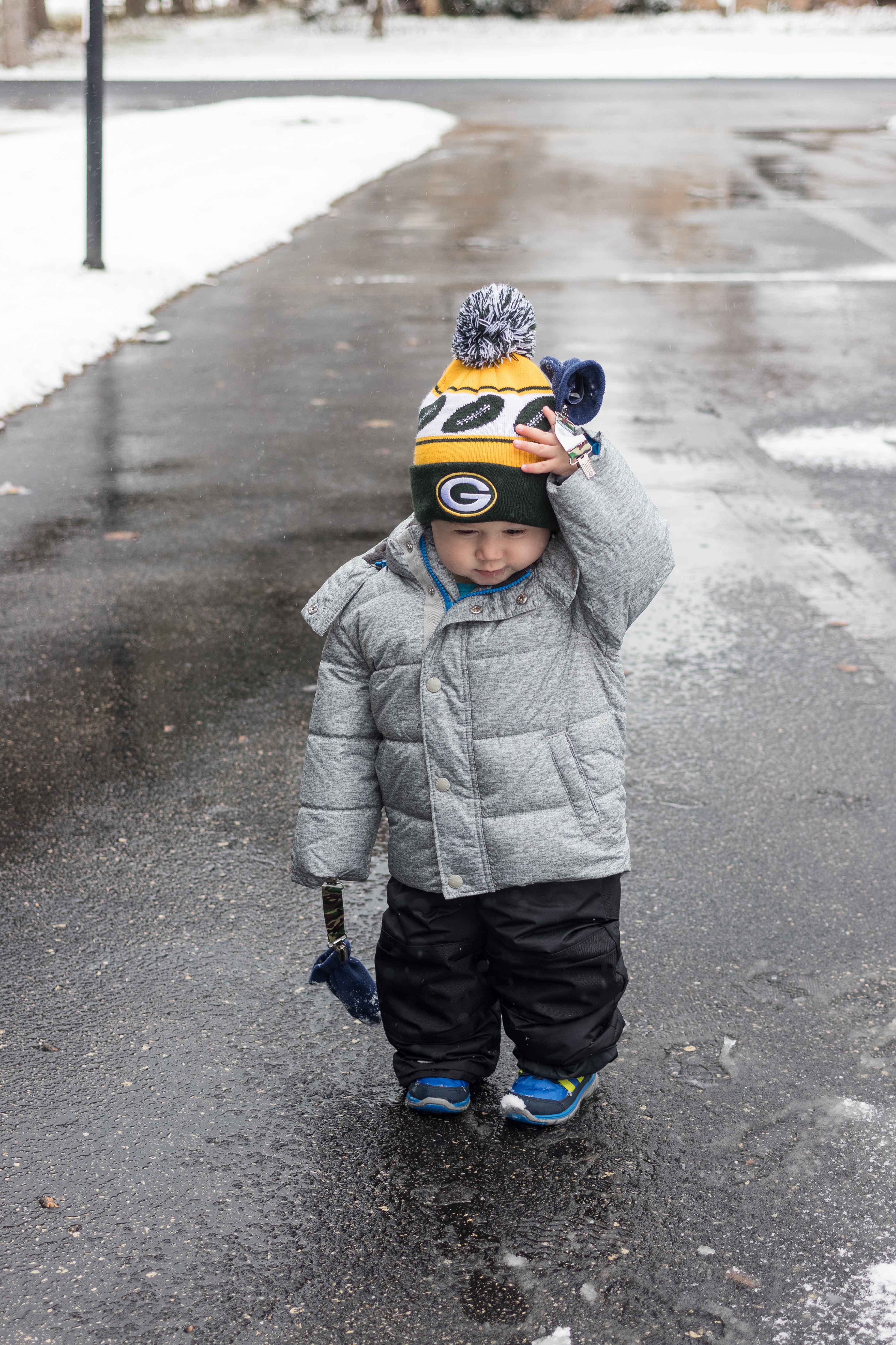 Tommy in the Snow Mid-November 2018 | https://www.roseclearfield.com