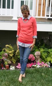Living Coral Inspiration via The Pleated Poppy | https://www.roseclearfield.com
