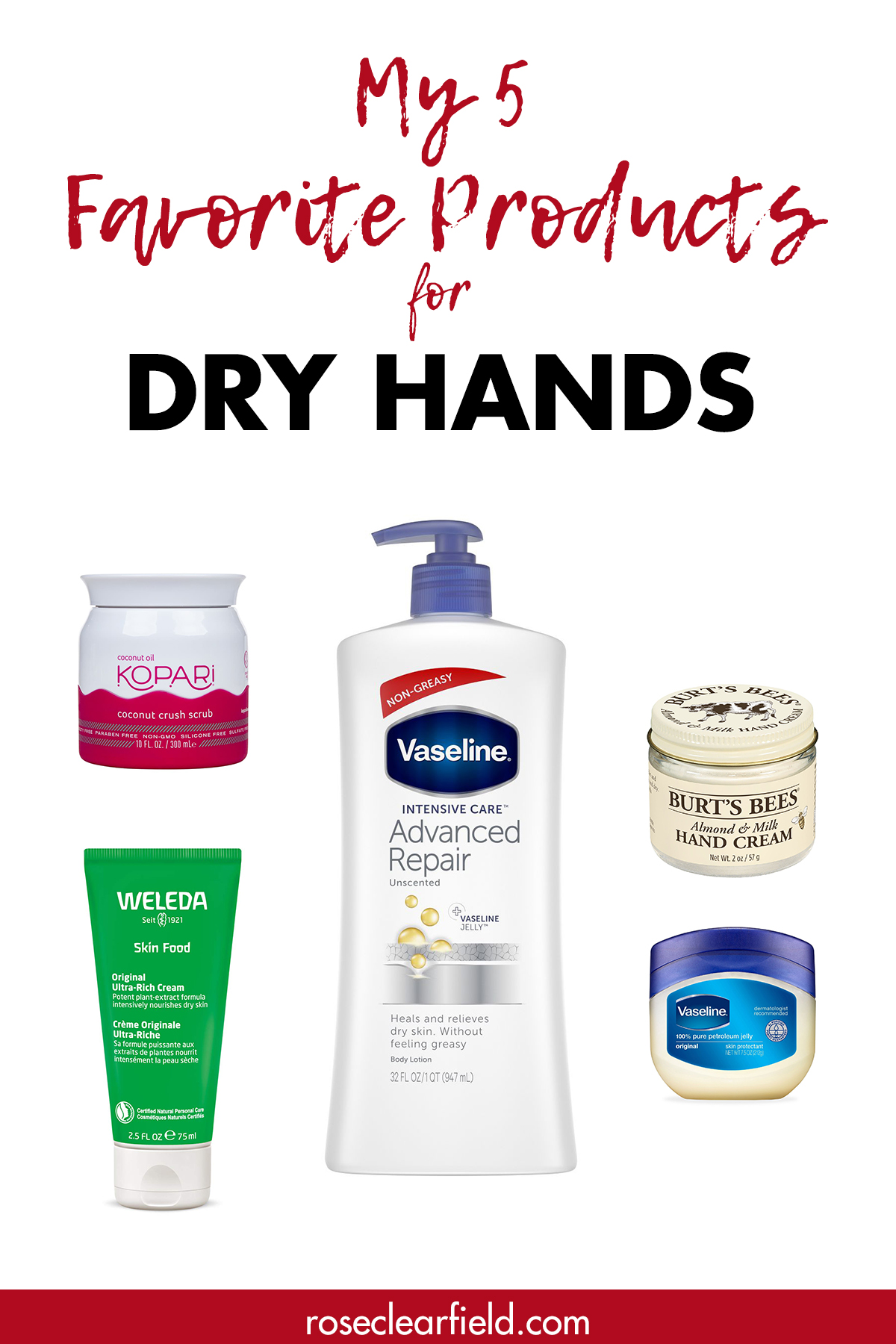 My 5 Favorite Products for Dry Hands