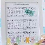DIY Easter Sheet Music Wall Decor