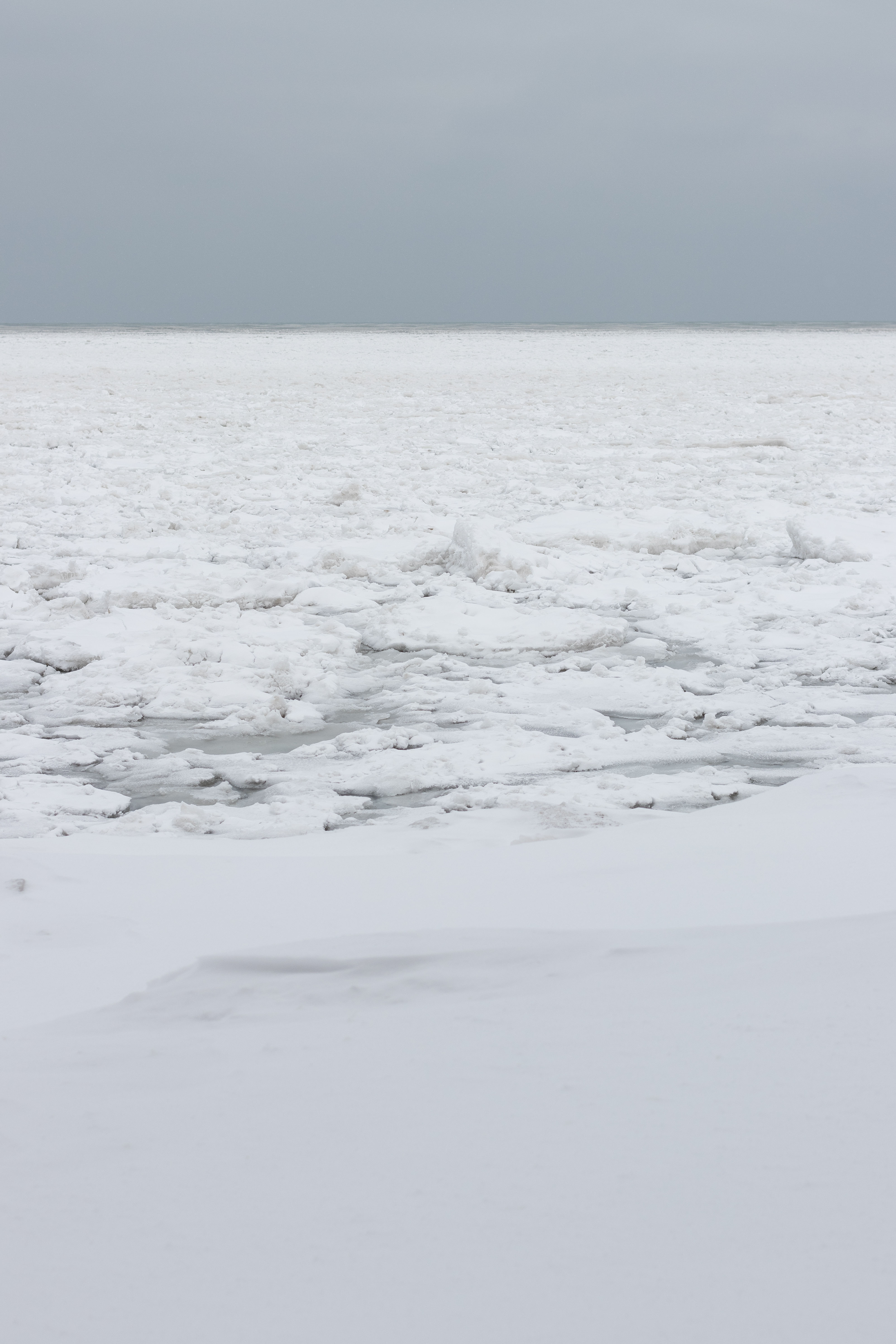 Iced Beach, Lake Michigan, Southeast WI | https://www.roseclearfield.com