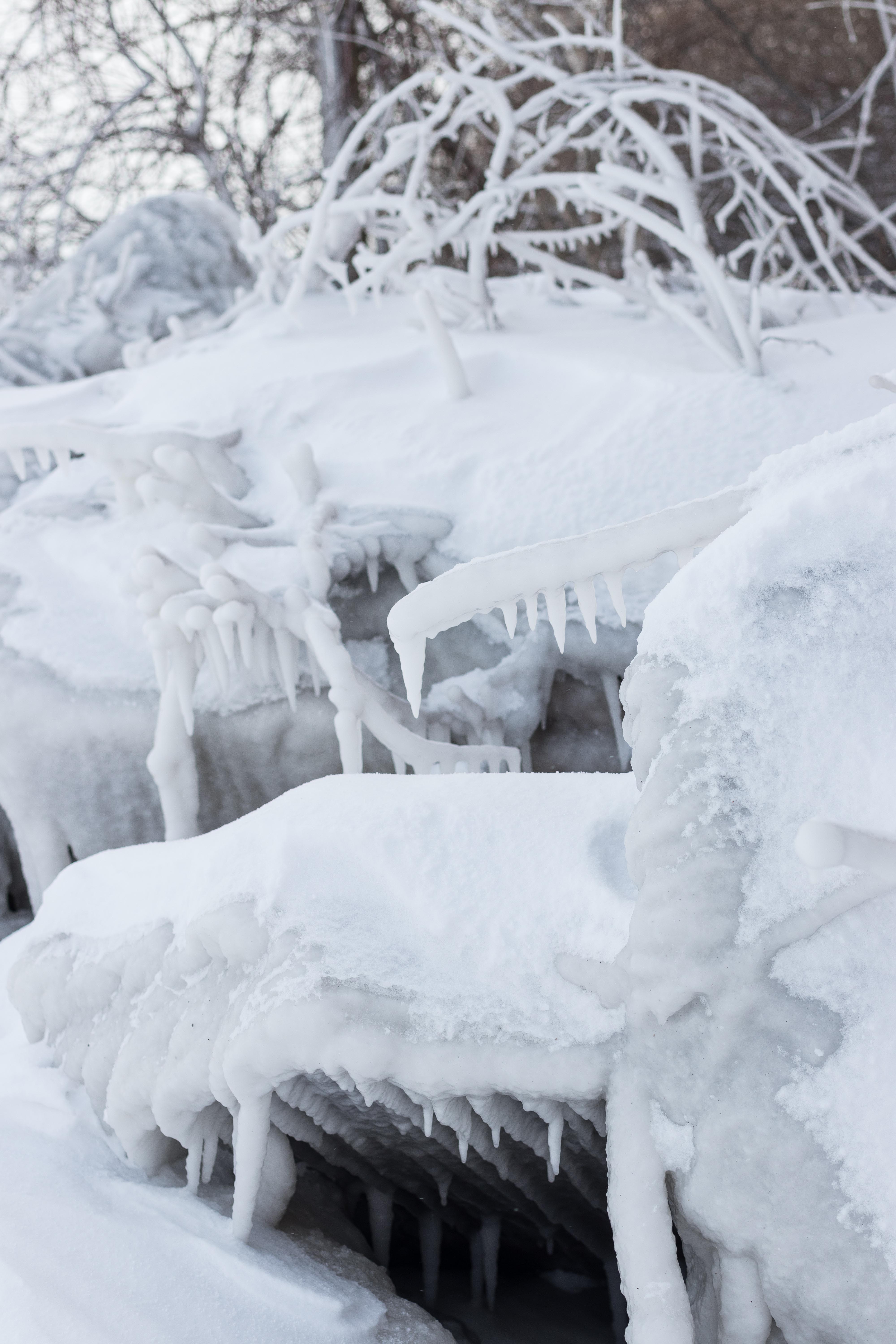 Iced Beach, Lake Michigan, Southeast WI | https://www.roseclearfield.com