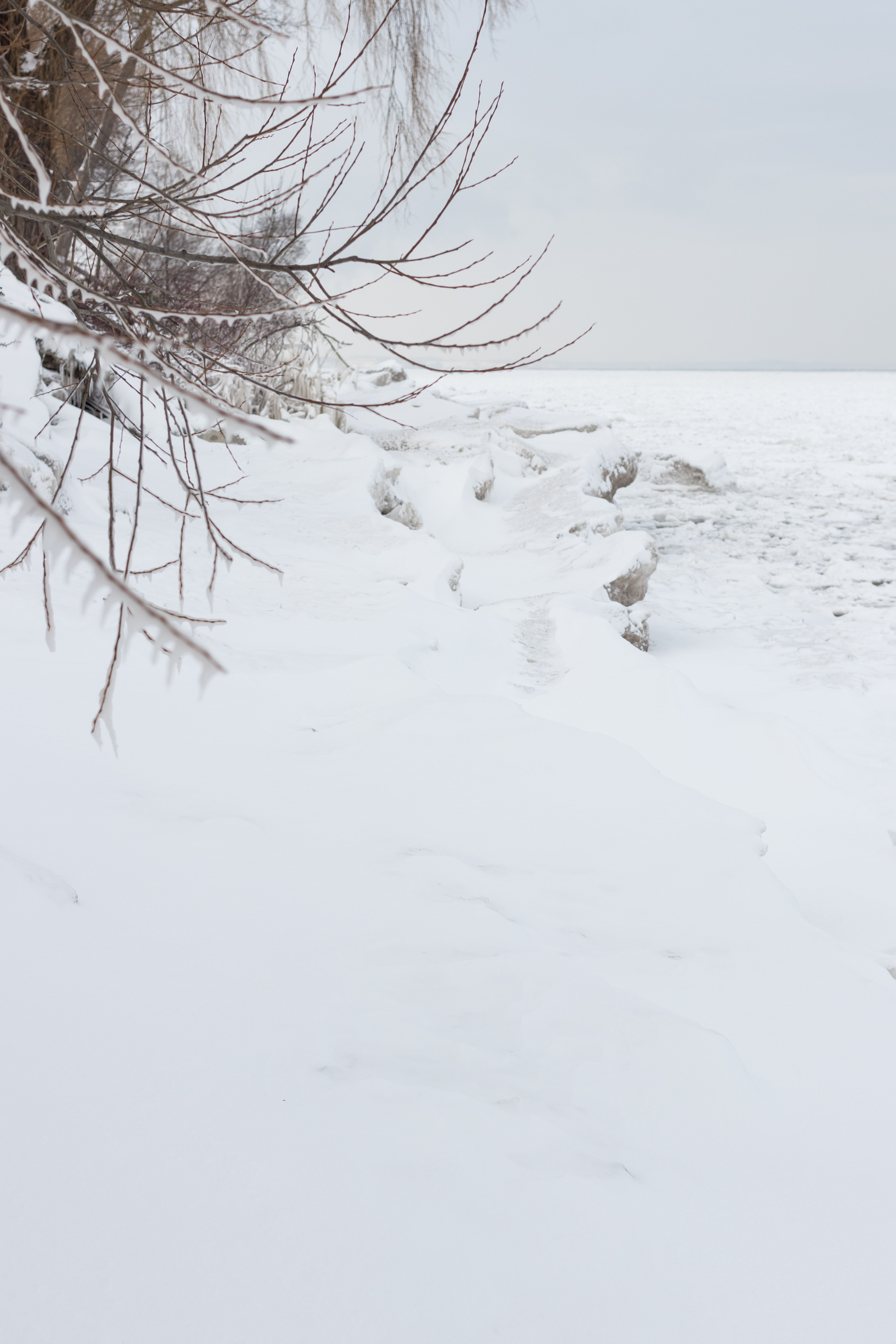 Iced Beach, Lake Michigan, Southeast WI | https://www.roseclearfield.com