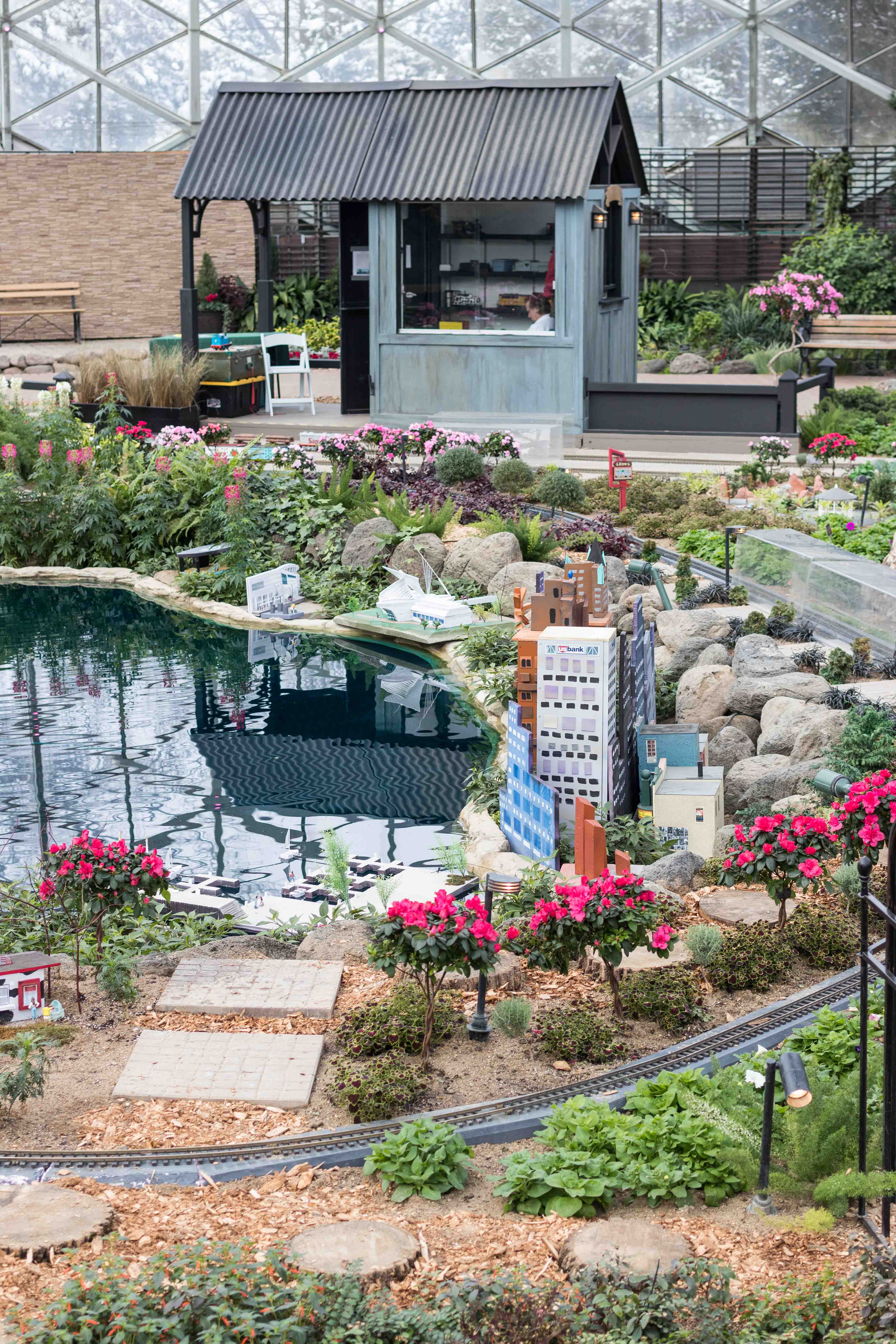 Miniature Milwaukee Garden Train Show at the Domes | https://www.roseclearfield.com