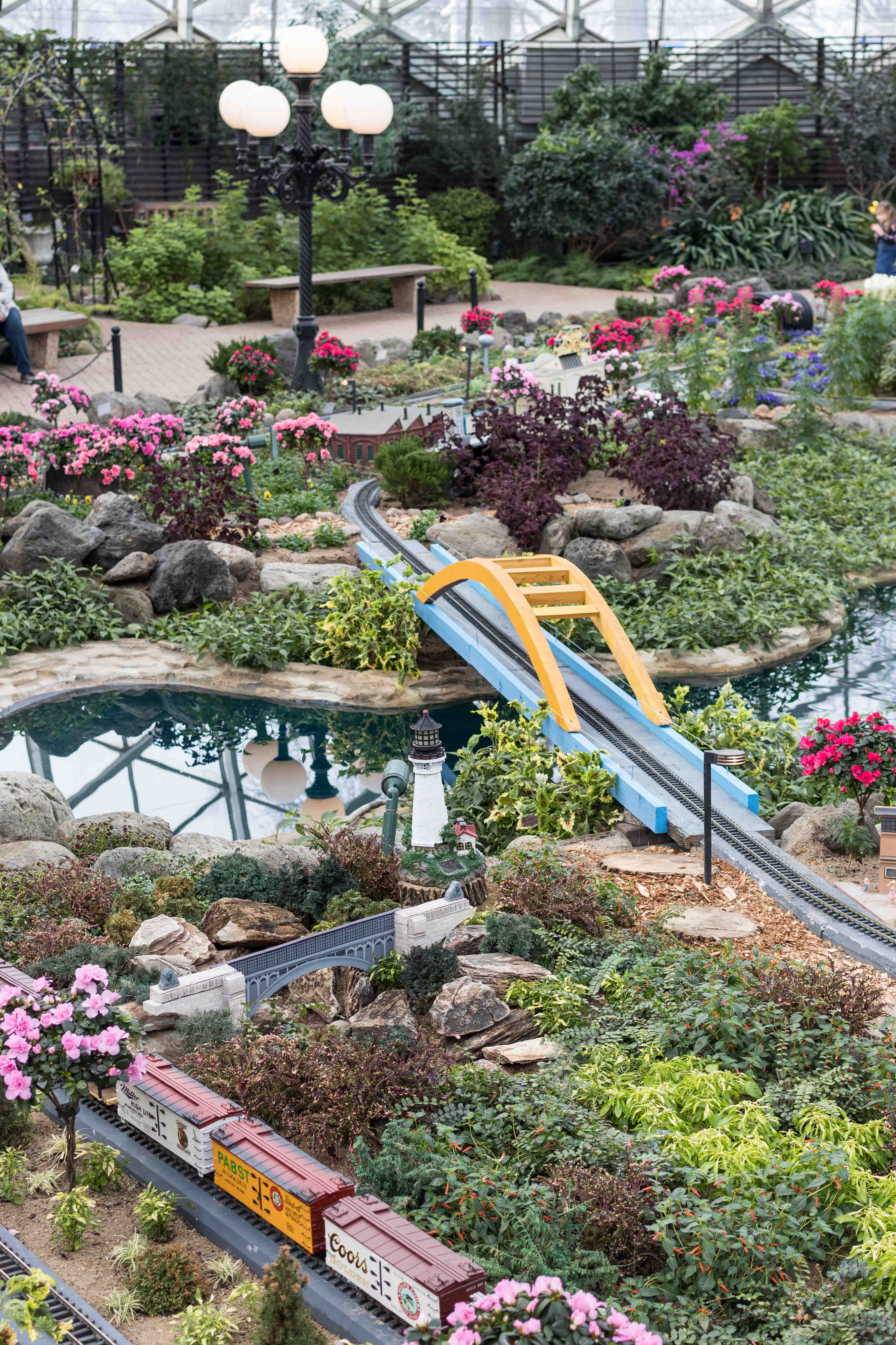 Miniature Milwaukee Garden Train Show at the Domes | https://www.roseclearfield.com