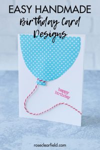 Easy Handmade Birthday Card Designs