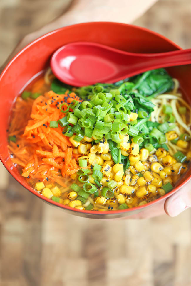 30 Healthy Ramen Noodle Recipes - Clean Out the Fridge Miso Ramen via Damn Delicious | https://www.roseclearfield.com