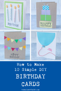 How to Make 10 Simple DIY Birthday Cards
