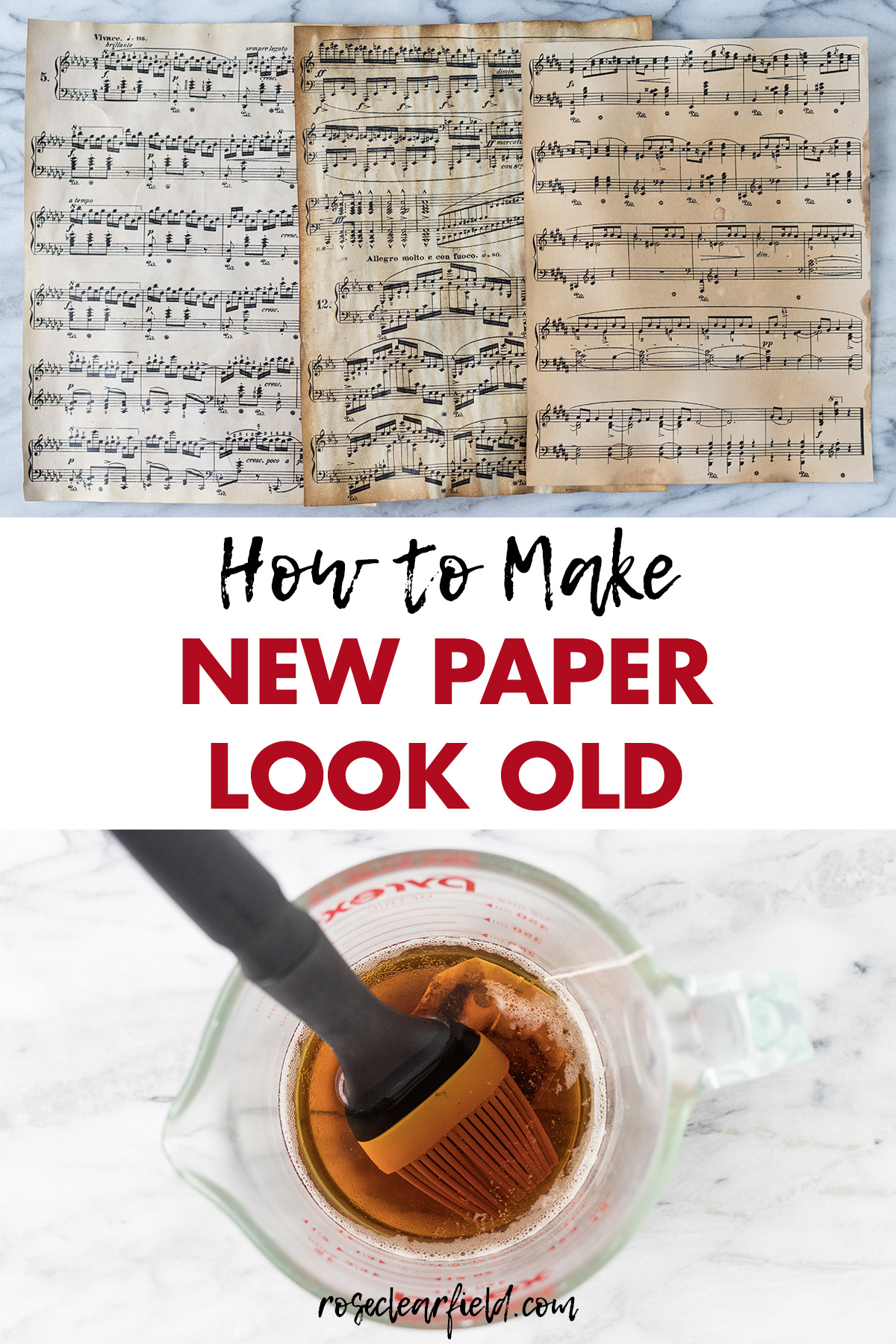 How to Make New Paper Look Old