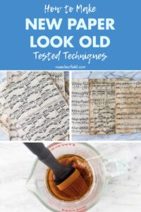 How to Make New Paper Look Old Tested Techniques
