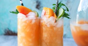 Pineapple Peach Agua Fresca How Sweet Eats