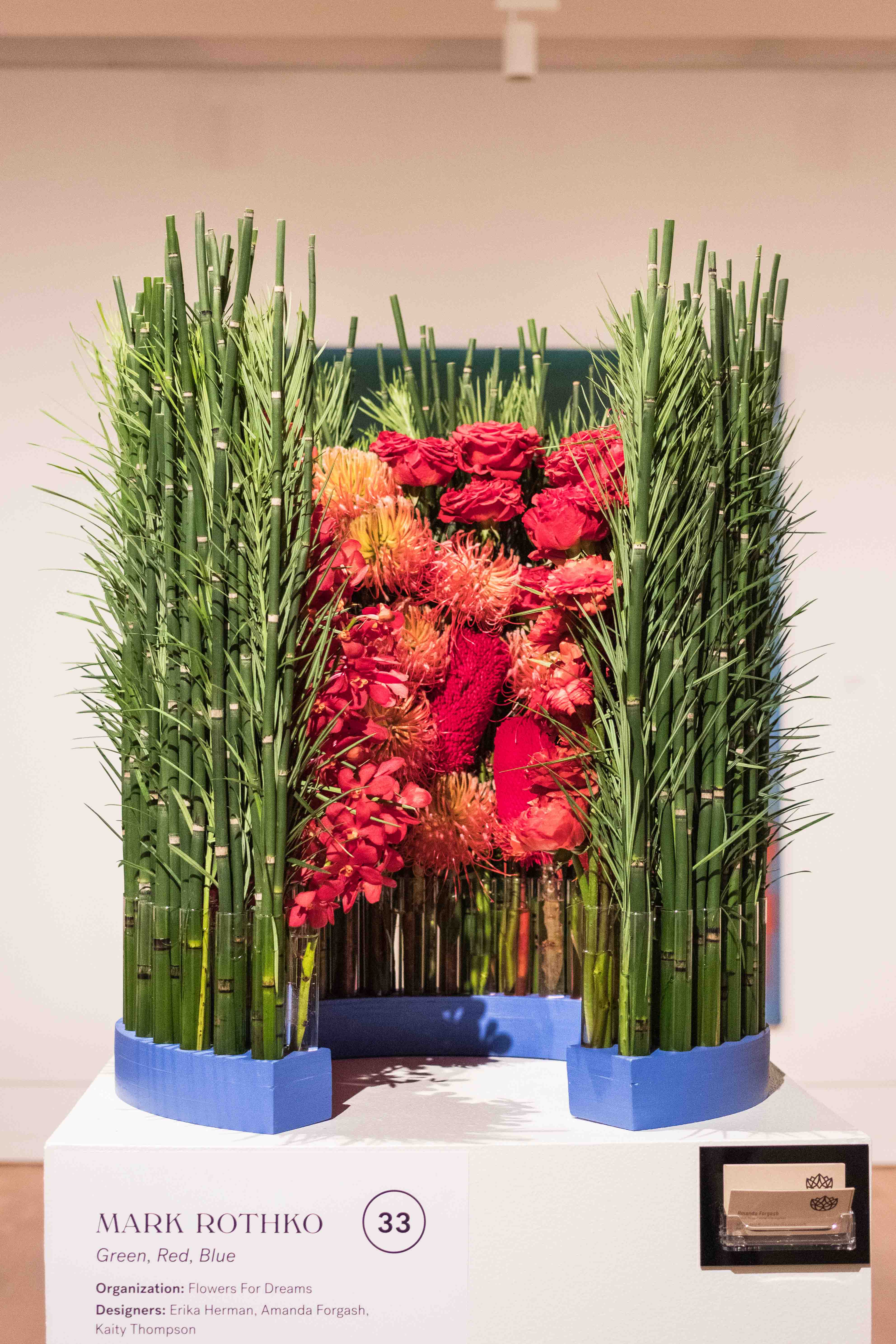 Art in Bloom 2019 at the Milwaukee Art Museum, Milwaukee, WI #ArtinBloom #floralshow #MilwaukeeArtMuseum | https://www.roseclearfield.com