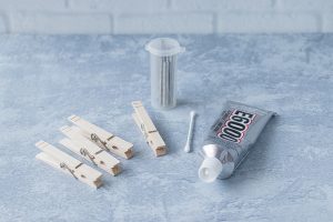 Neodymium magnets are ideal for DIY clothespin magnets. I adhere them with E-6000. #DIY #clothespins #magnets | https://www.roseclearfield.com
