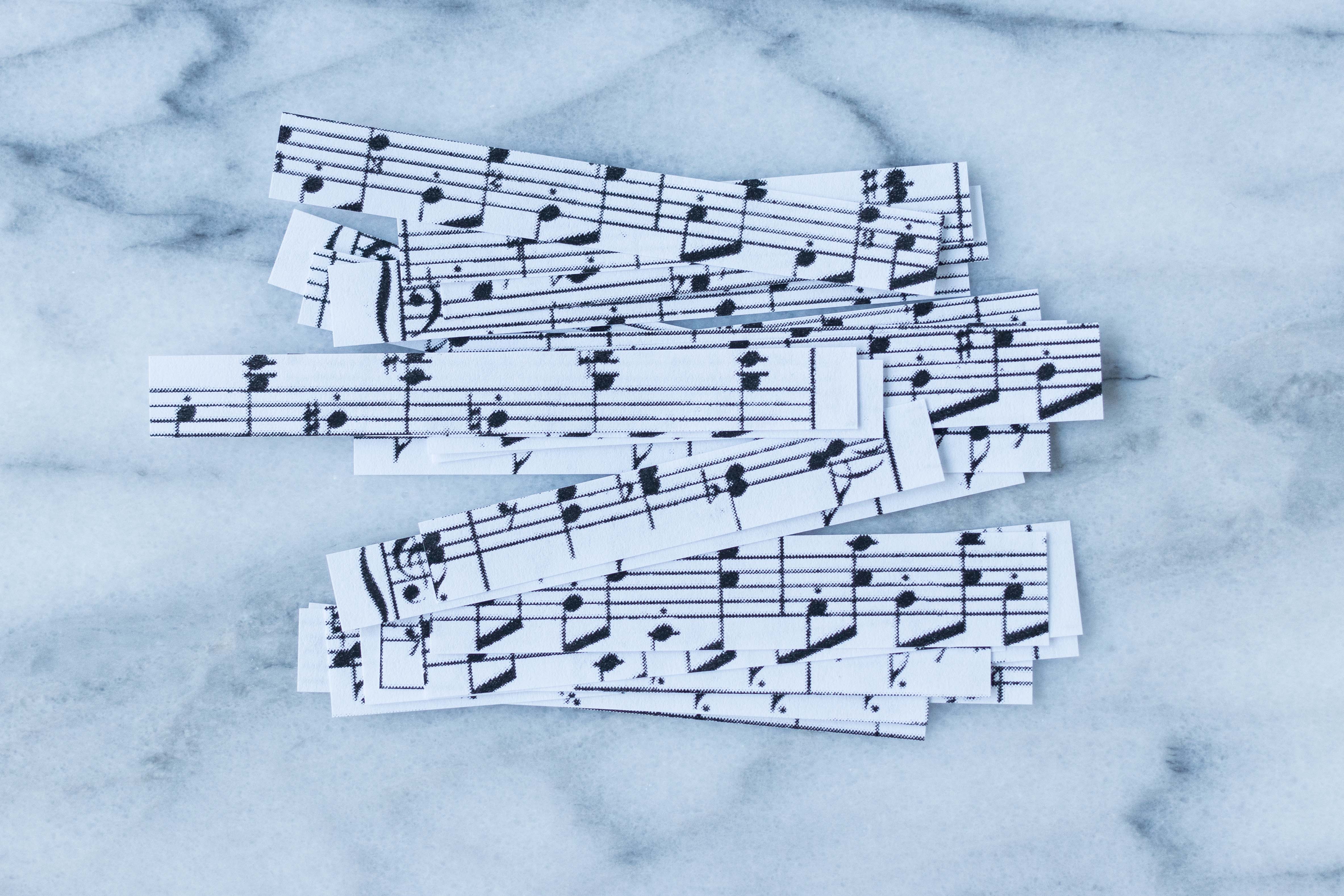 DIY Sheet Music Plastic Easter Eggs | https://www.roseclearfield.com